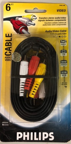 Phillips audio video cable - video,